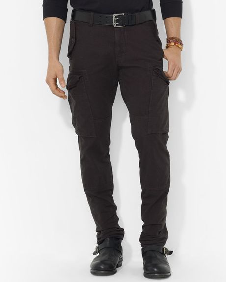 Ralph Lauren Polo Straightfit Canadian Ripstop Cargo Pant in Black for ...