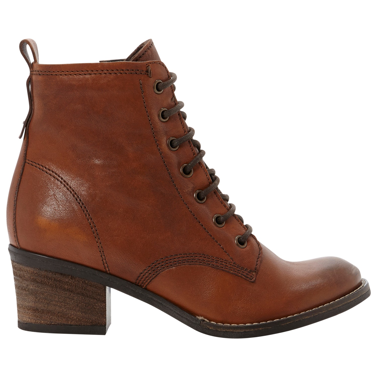 Dune Peetons Leather Boots - For Women in Brown (Tan) | Lyst