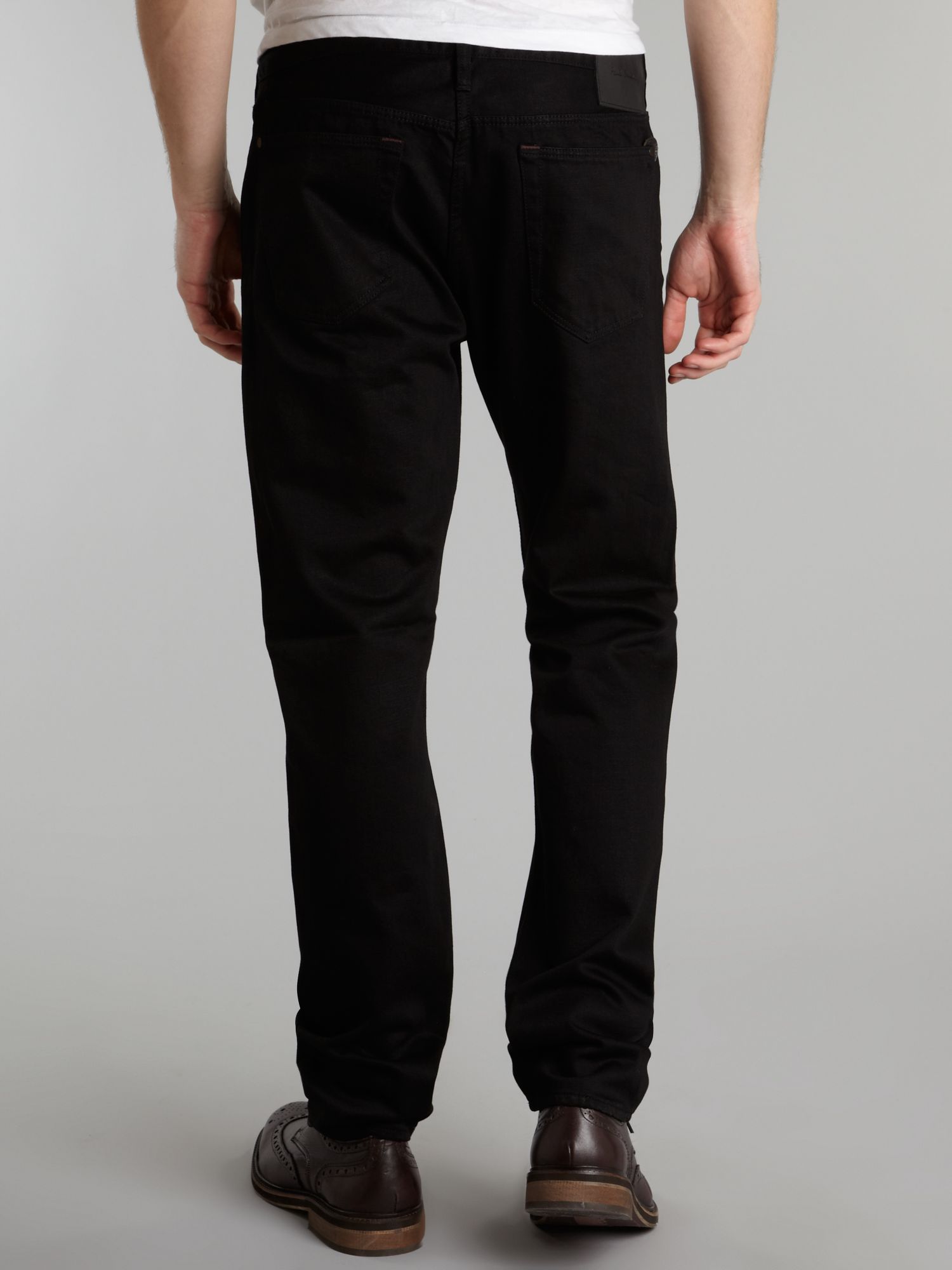 Paul smith Tapered Jeans in Black for Men | Lyst