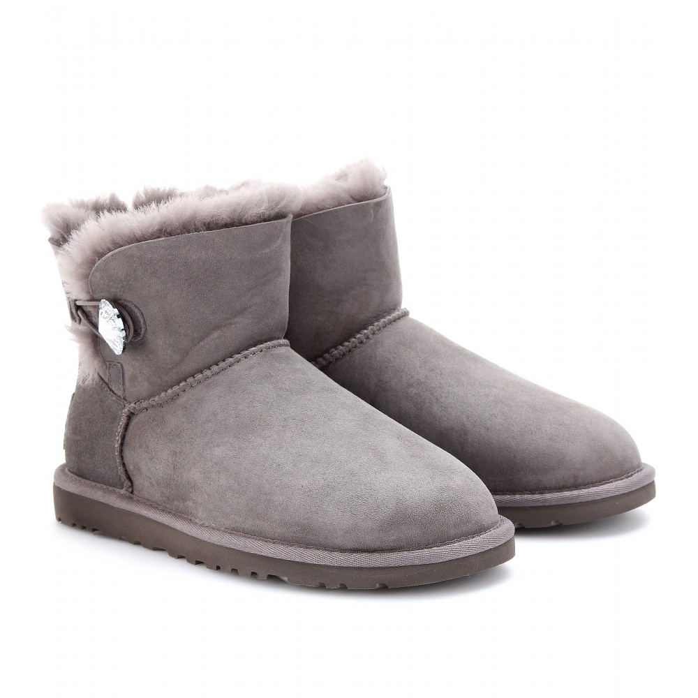 Lyst - Ugg Mini Bailey Bling Boots in Gray