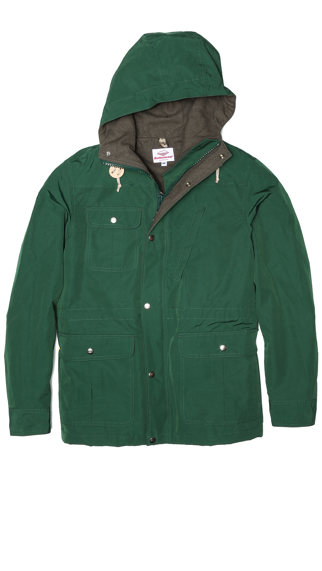 Lyst - Battenwear Travel Shell Parka in Green for Men