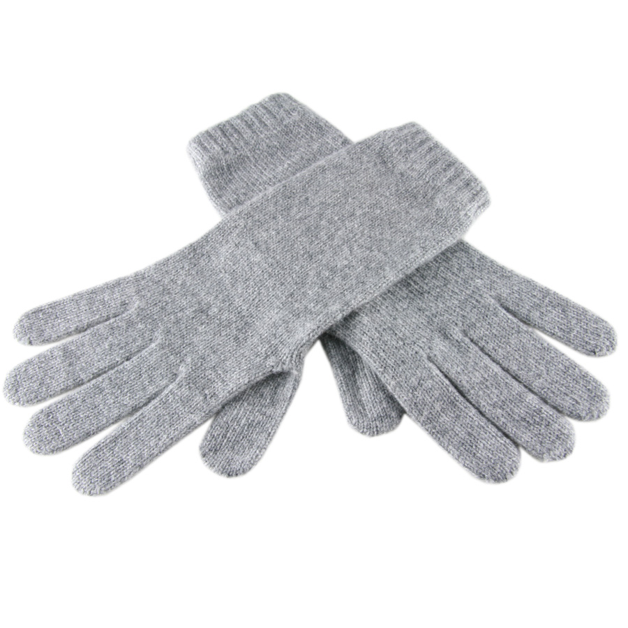 Uk Ladies Grey Cashmere Gloves In Gray Save 18 Lyst
