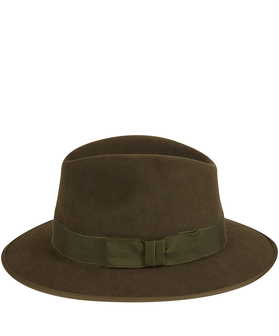 Lyst Christys' Green Country Felt Trilby Hat in Green