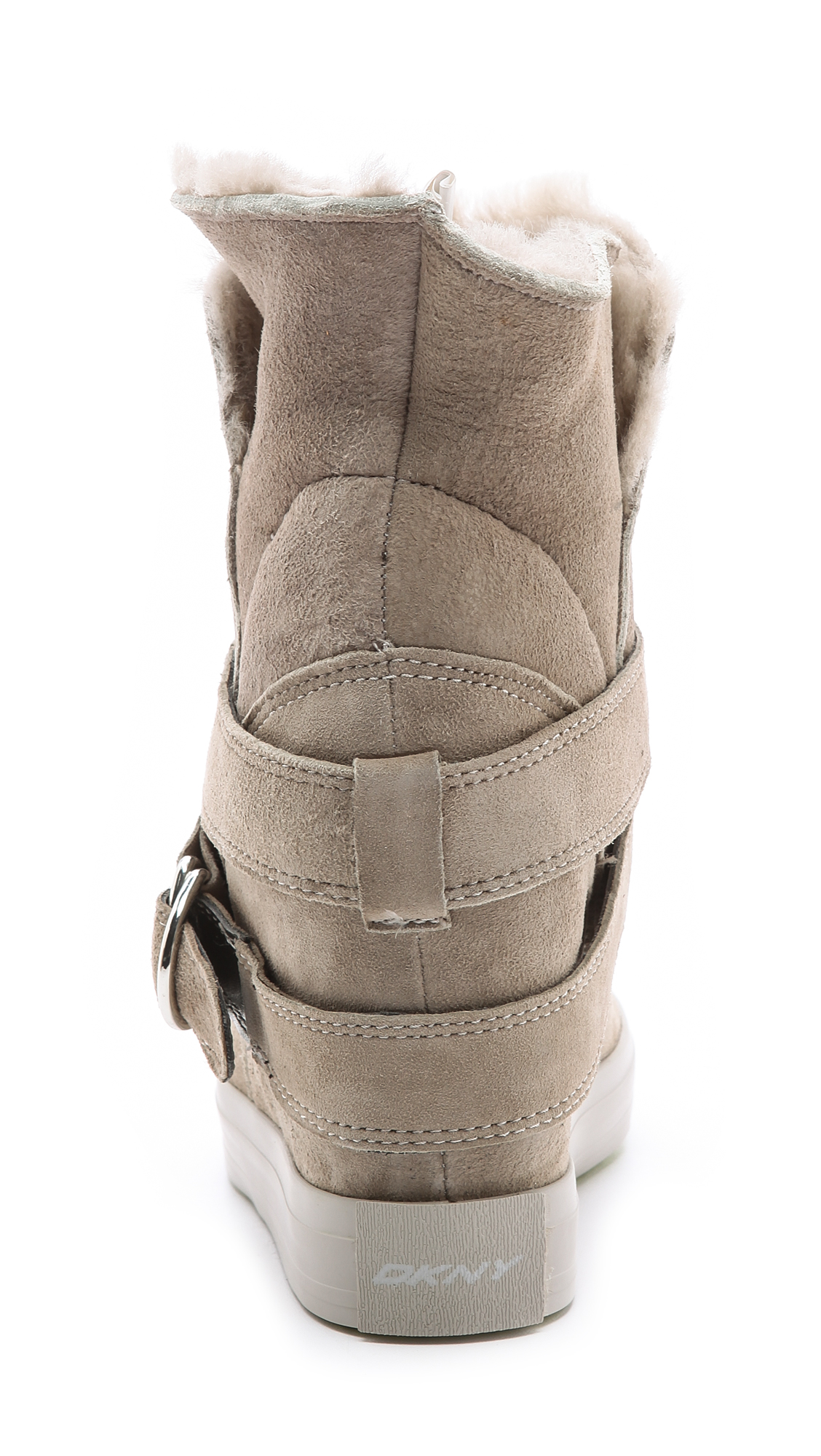 gray sneaker booties