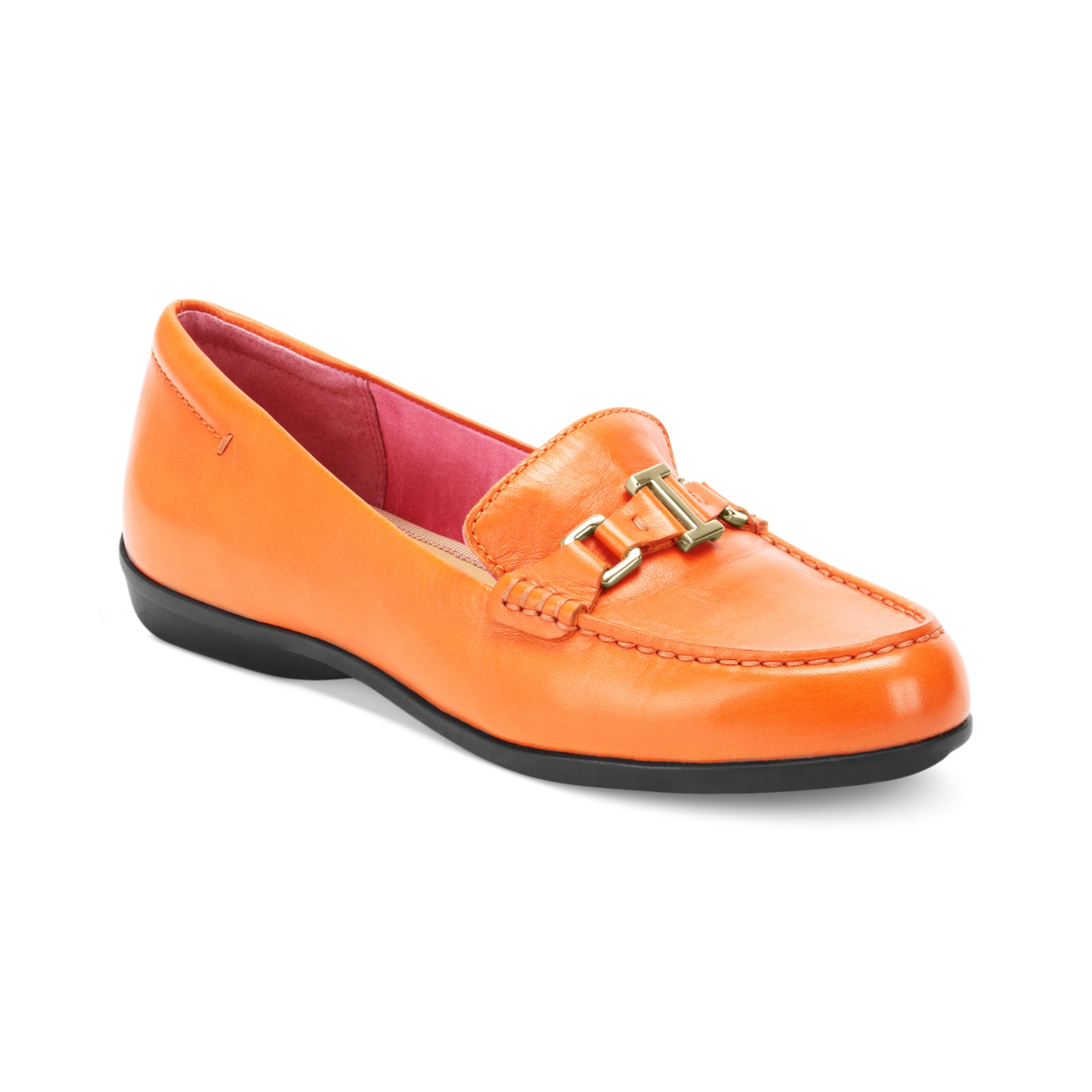 Lyst - Isaac Mizrahi New York Cady Loafers in Orange