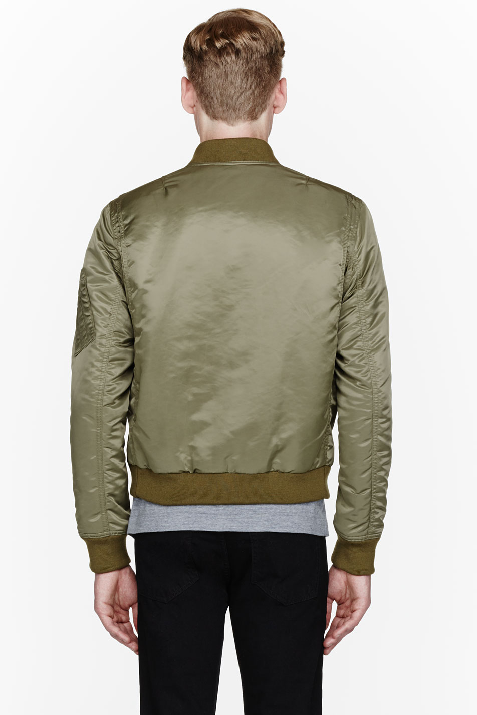 Rag & bone Green Bastion Bomber Jacket in Green for Men Lyst