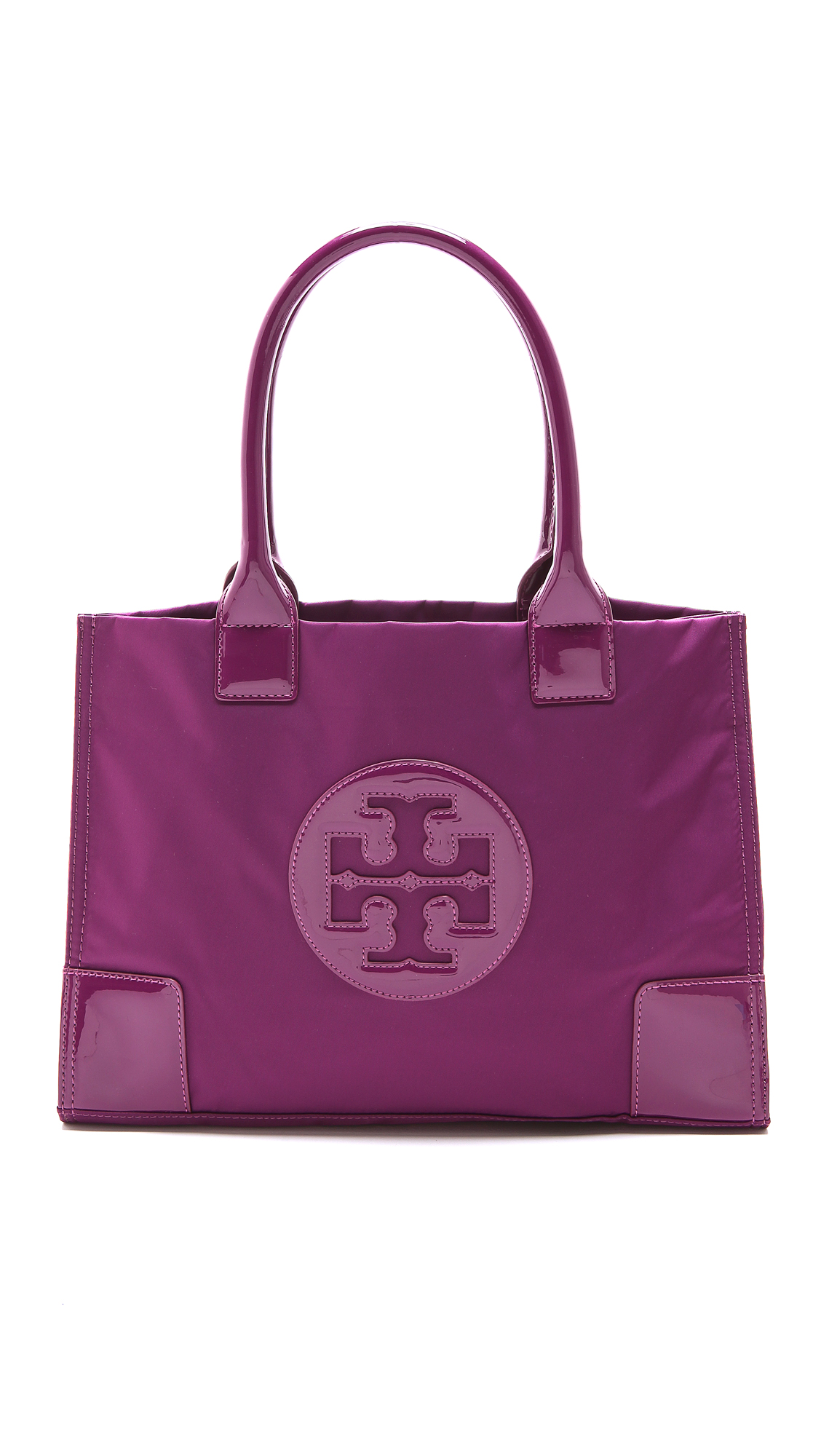 Tory Burch Mini Ella Tote in Purple (Pretty Violet) | Lyst