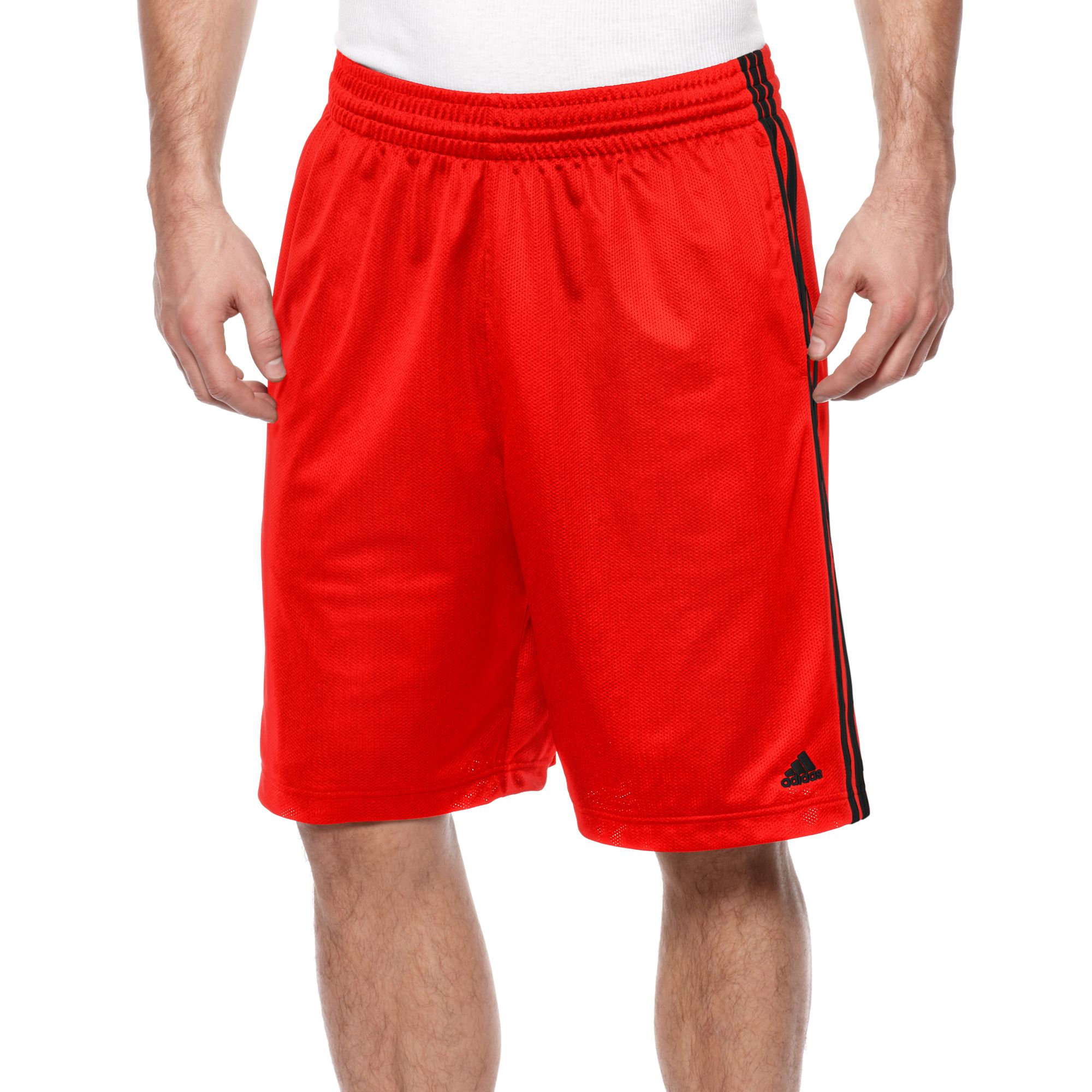 Adidas Triple Up Mesh Basketball Shorts in Red for Men (Light Scarlet ...