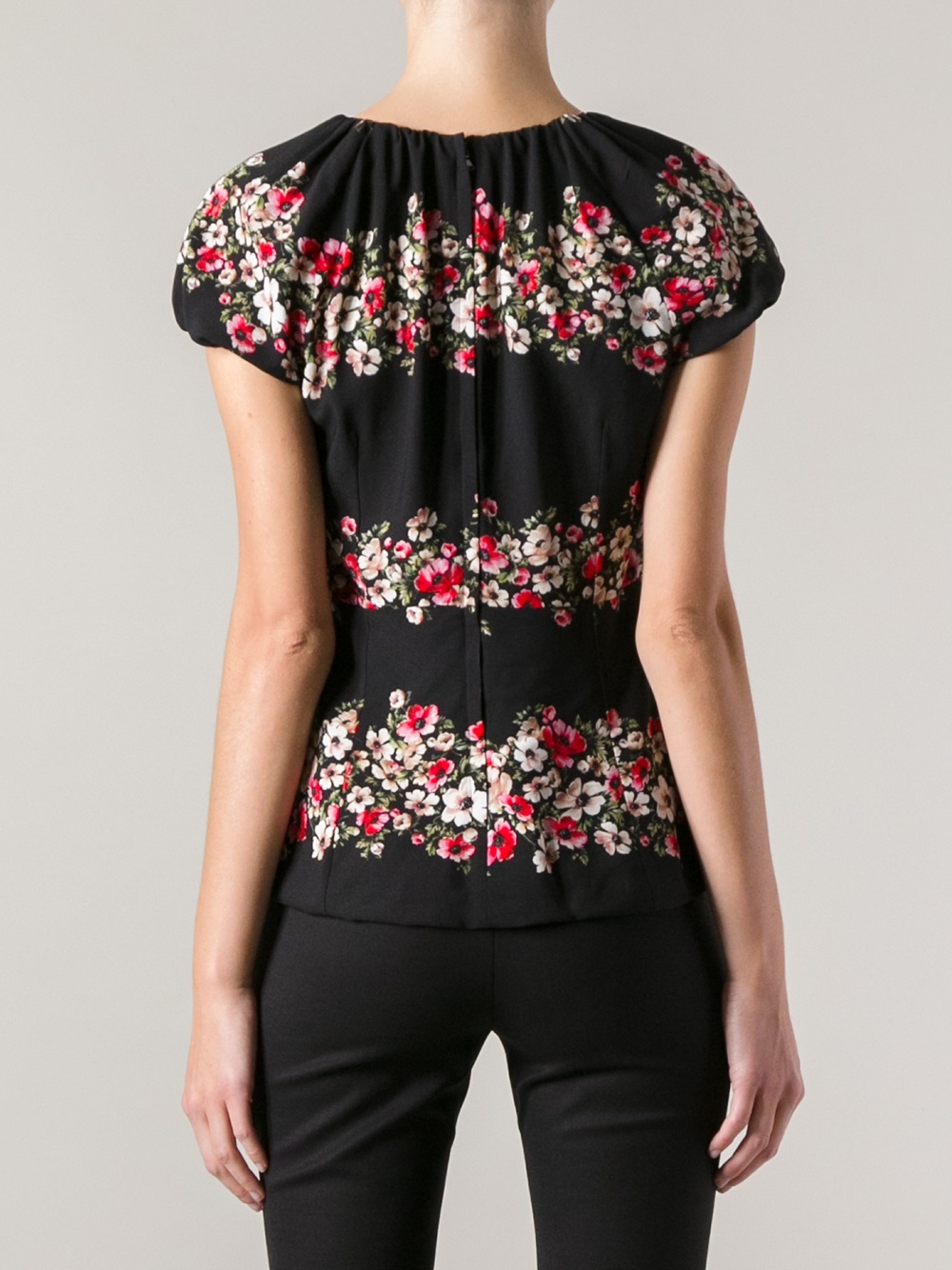 black floral blouse uk