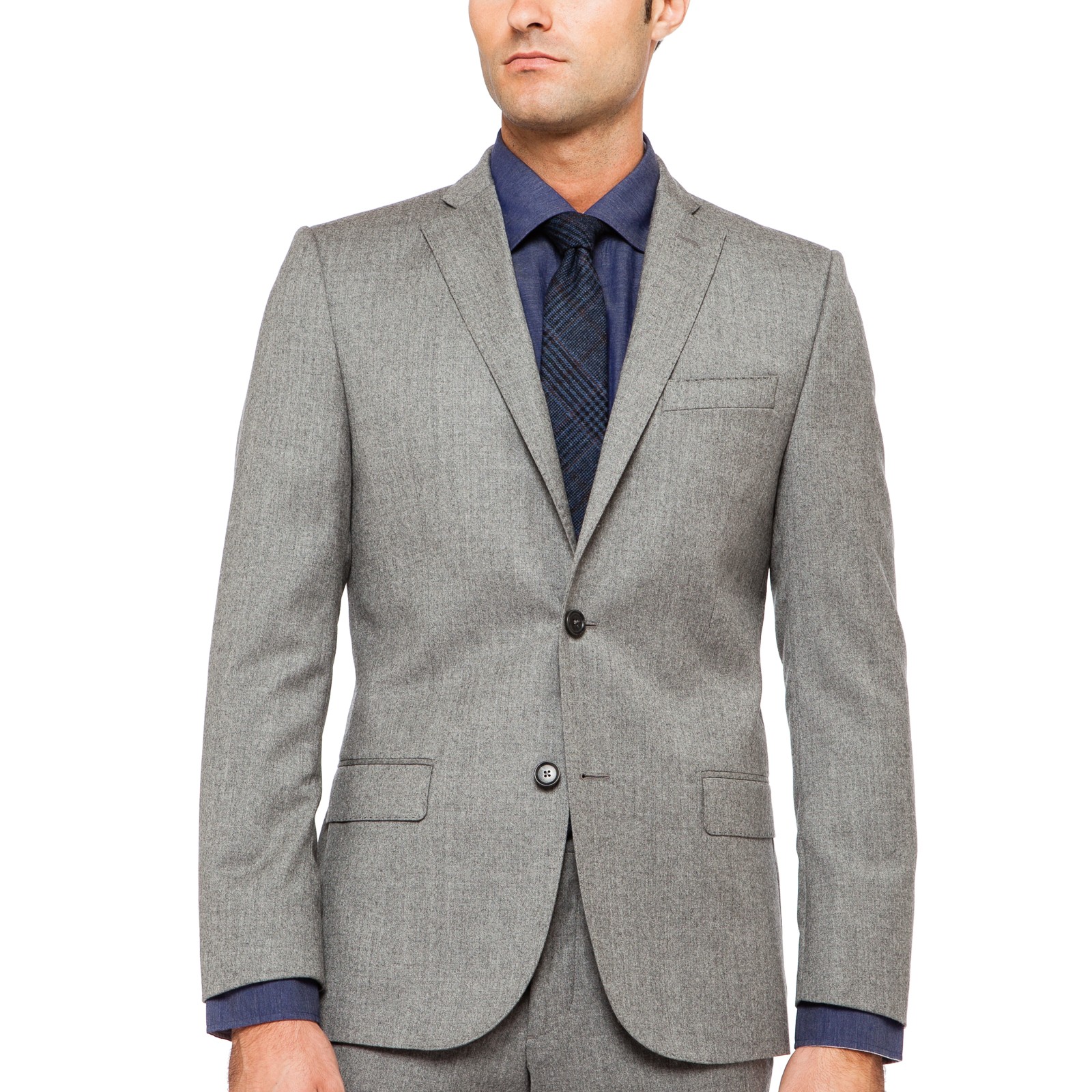 J.lindeberg Hopper Brushed Flannel Blazer in Gray for Men (Grey) | Lyst