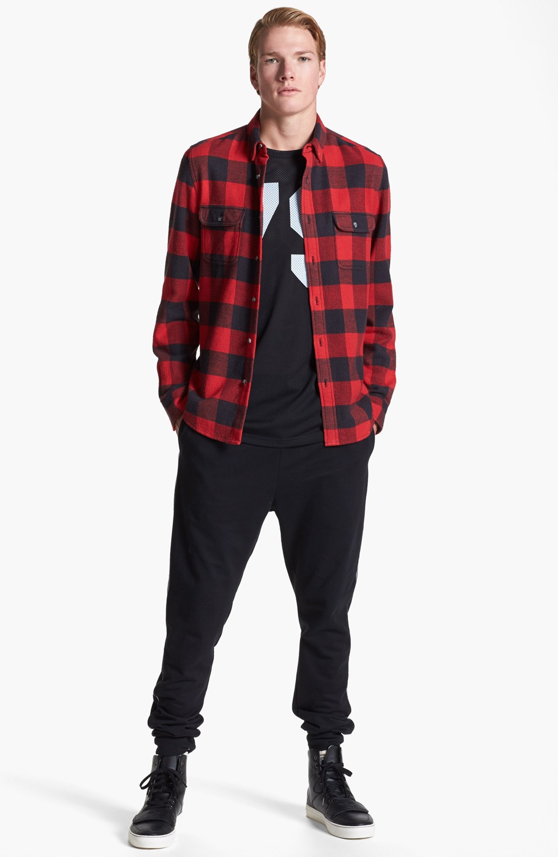 topman checked shirt