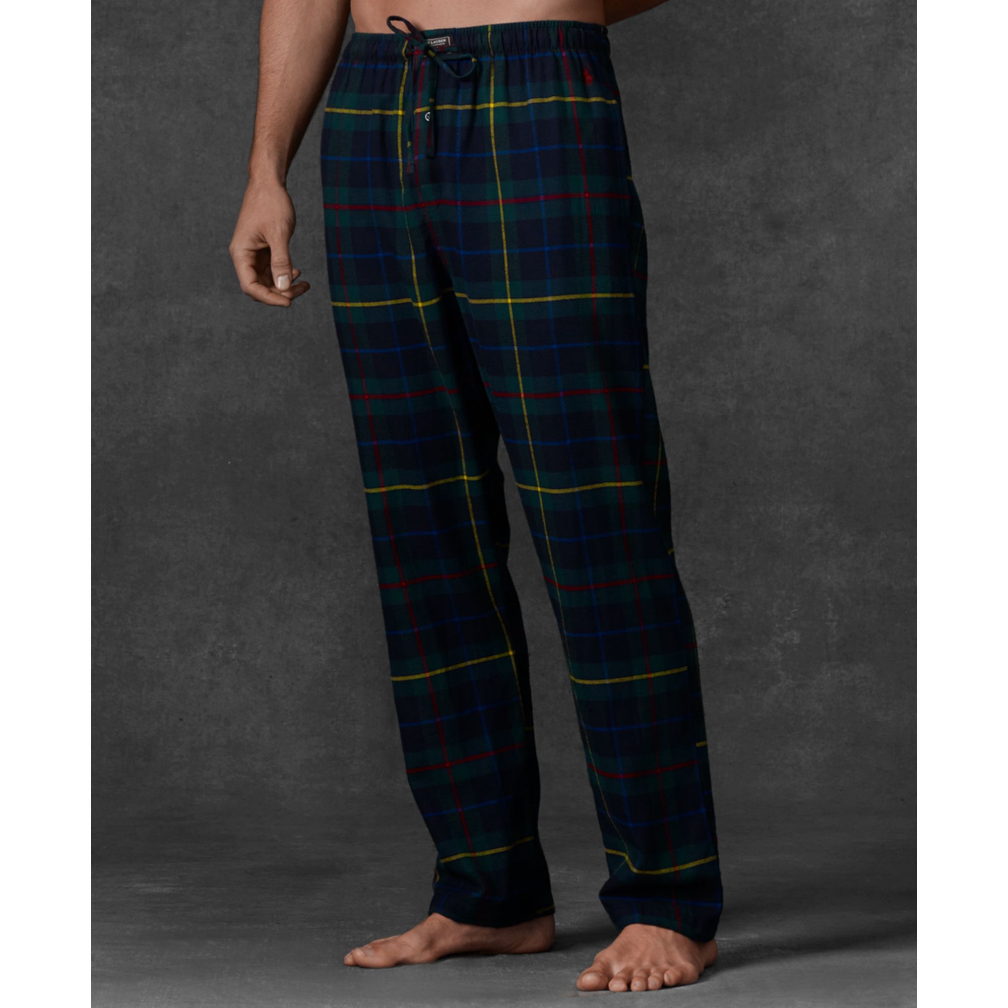 plaid ralph lauren pants