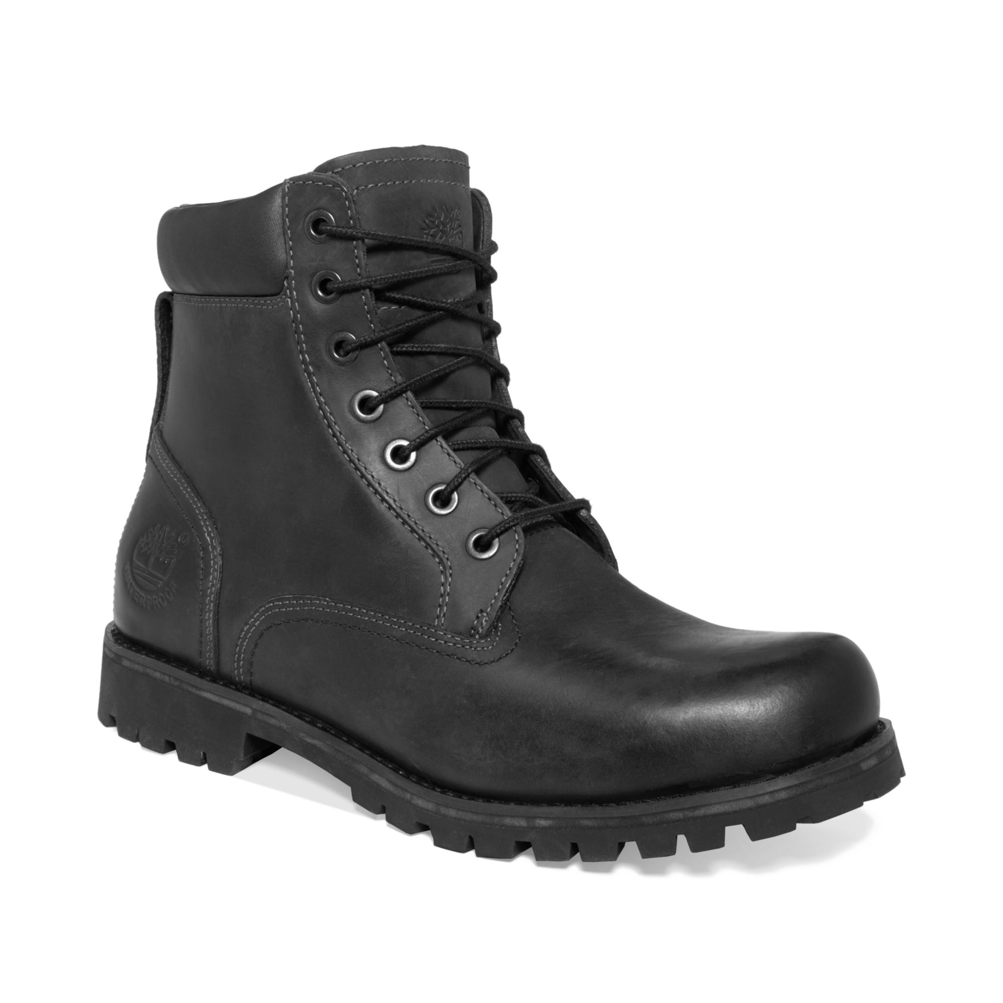 Timberland Earthkeepers Rugged 6 Waterproof Boots in Black for Men | Lyst