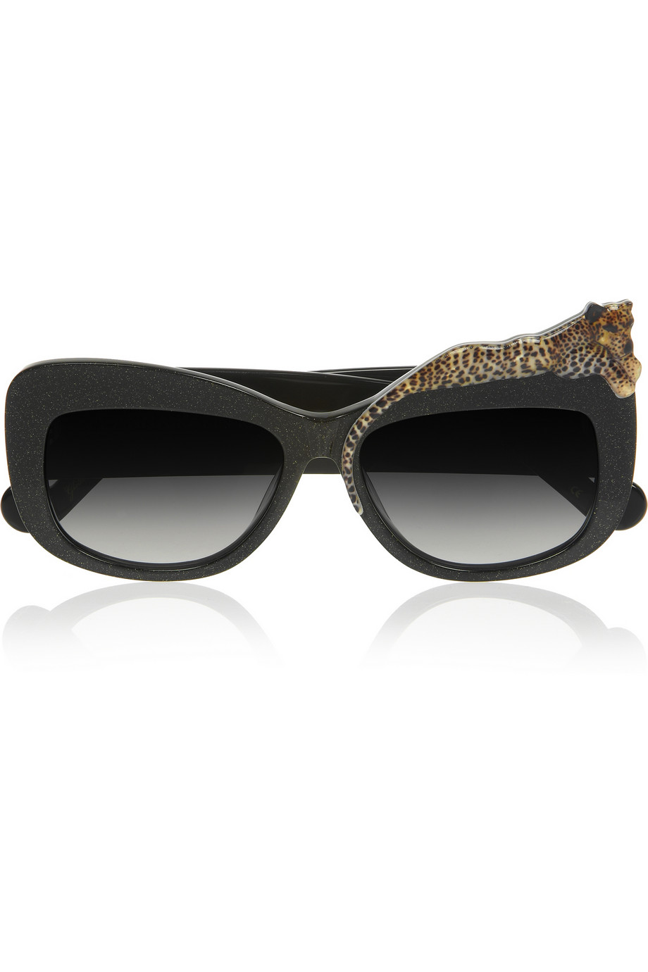 Anna Karin Karlsson Rose Et La Mer Cat Eye Acetate Sunglasses in Black ...