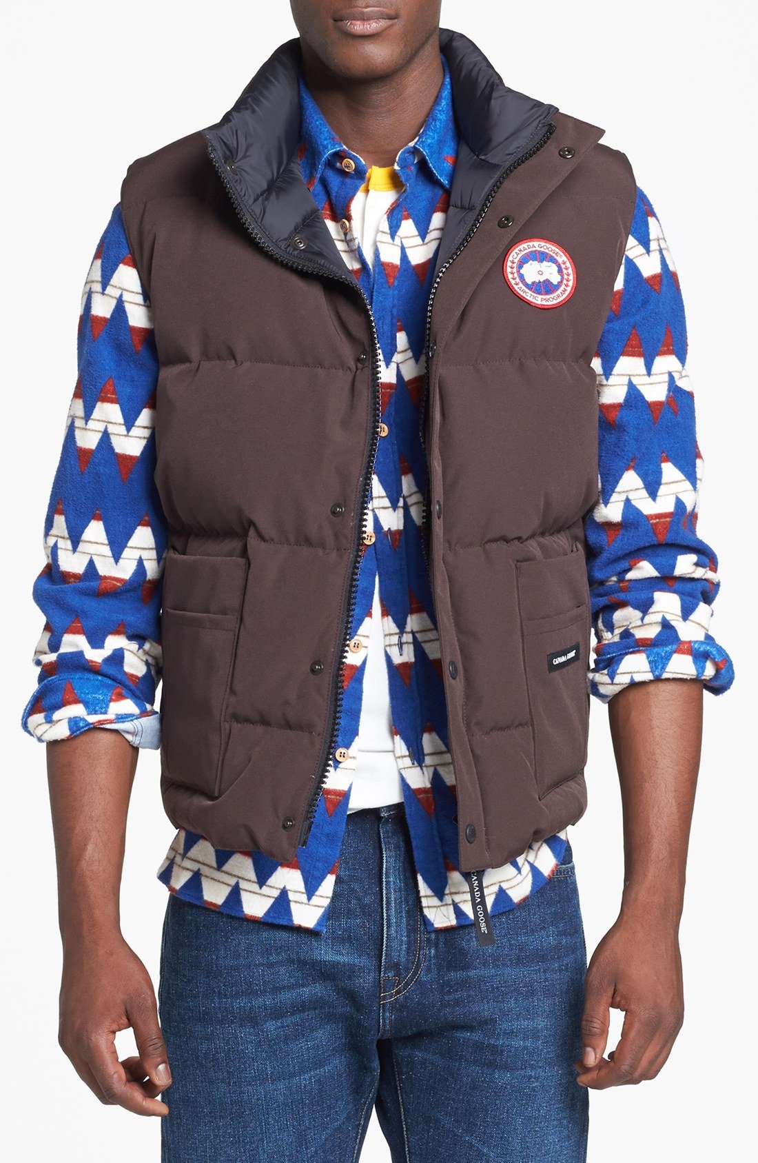 canada goose brown vest canada goose brown vest