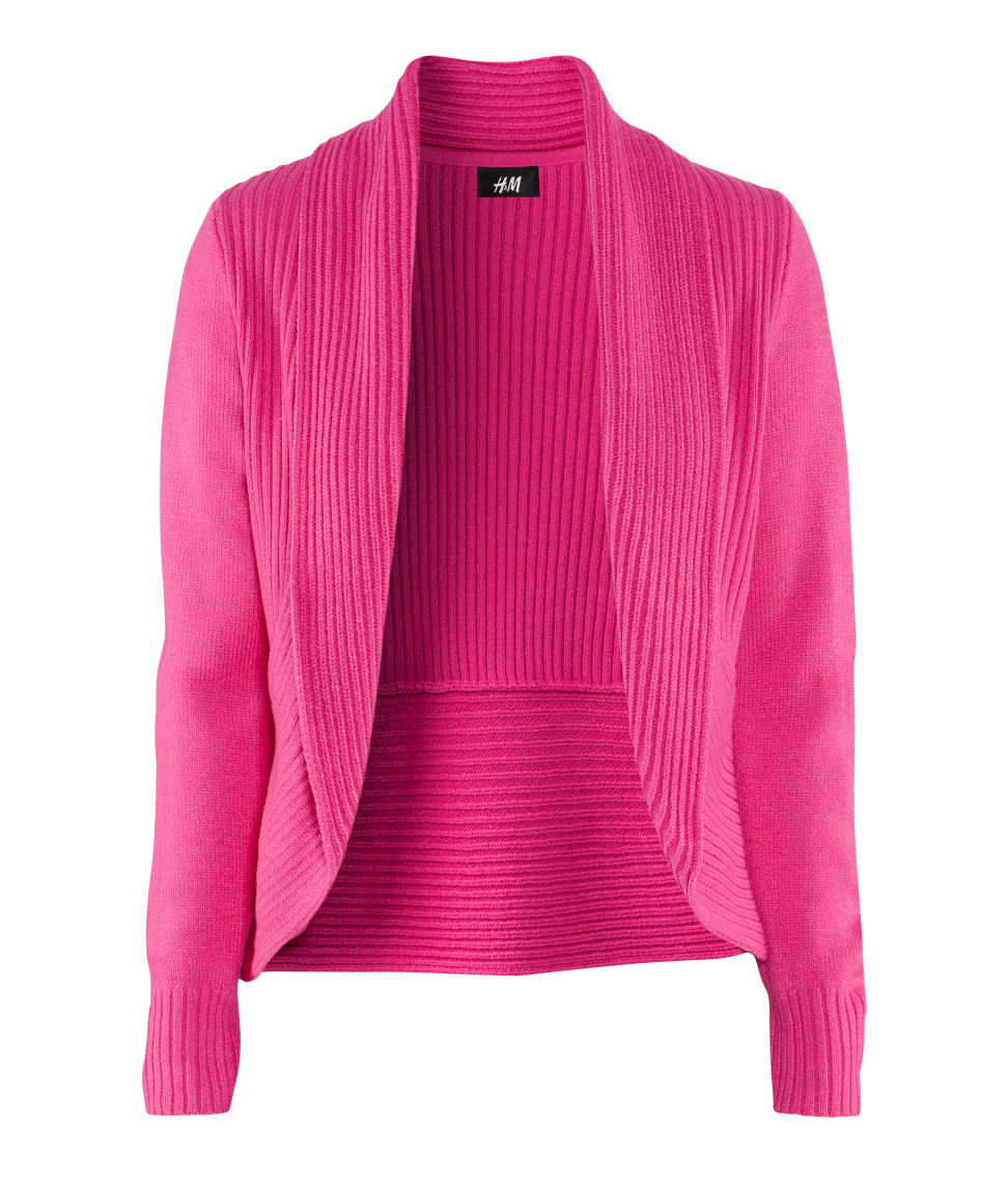 Lyst - H&M Cardigan in Pink