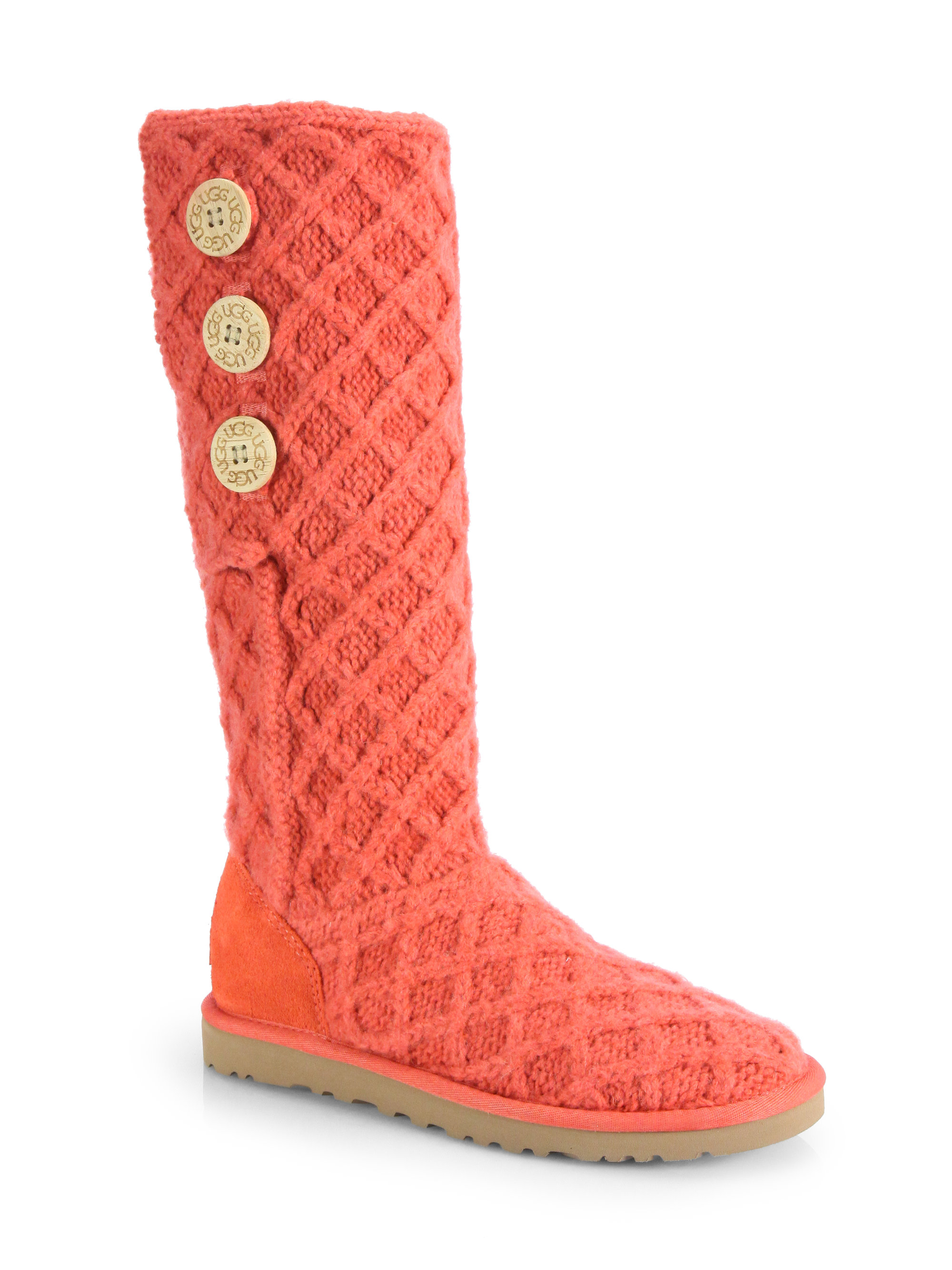 knitted top boots