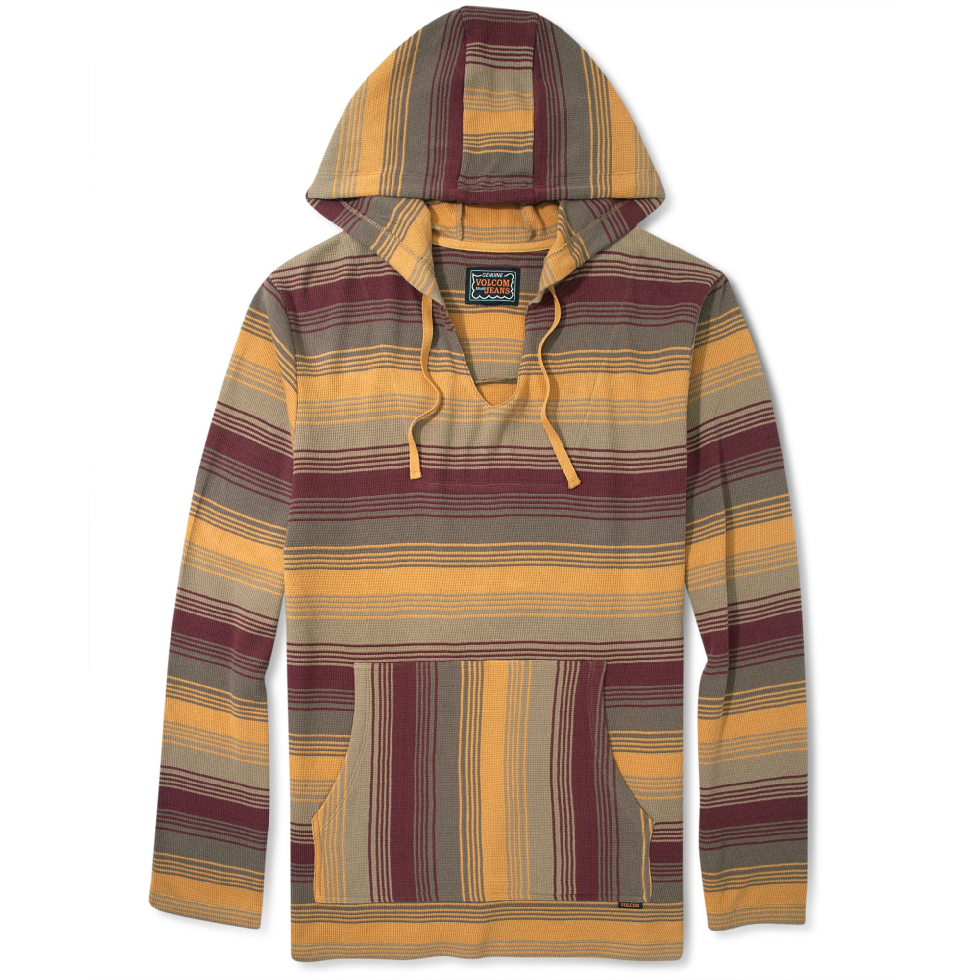 Volcom Mehico Long-sleeve Thermal Poncho in Brown for Men (Mocha) | Lyst