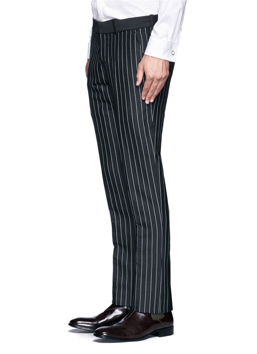 black striped pants for men