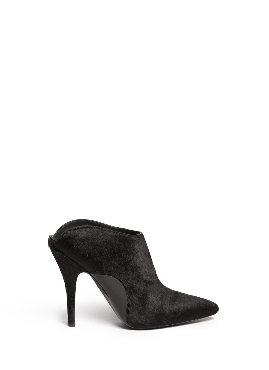 Lyst - Alexander Wang Miranda Backless Ankle Boots in Black