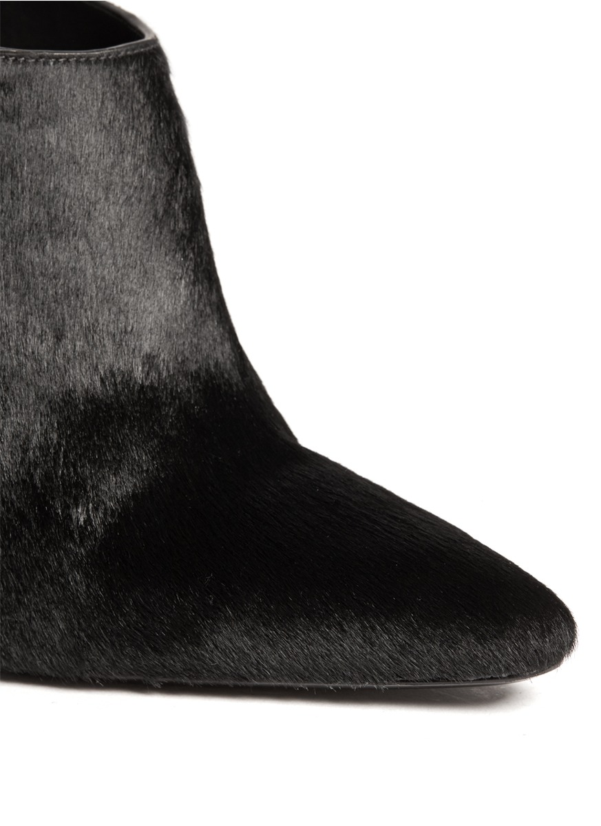backless ankle booties