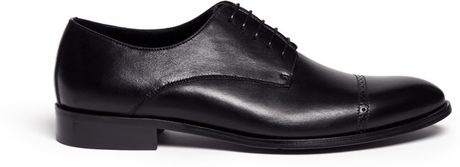 Artigiano Leather Laceup Shoes in Black for Men | Lyst