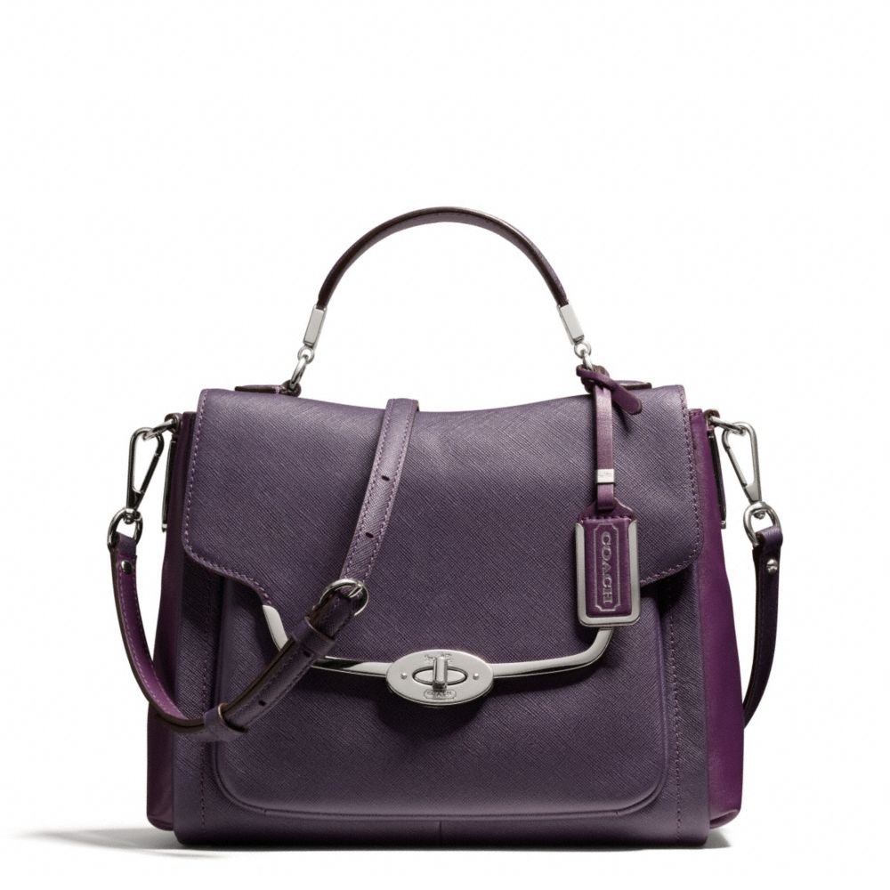 coach purple satchel