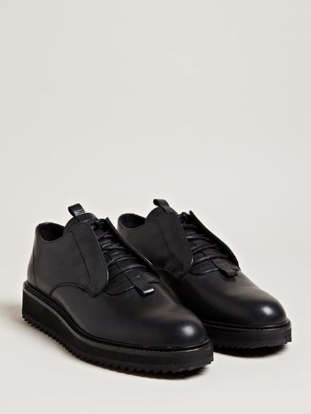 Damir Doma Mens Flautim Ripple Sole Leather Shoes in Black for Men | Lyst