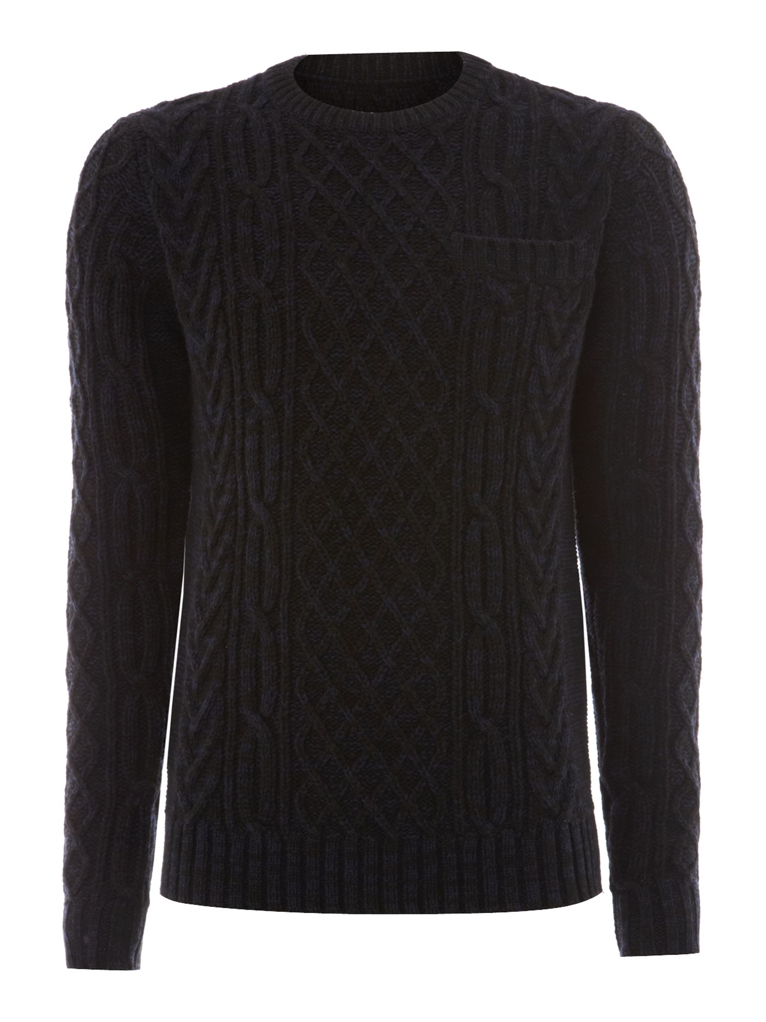 Label lab Giles Asymetric Knitwear in Black for Men | Lyst