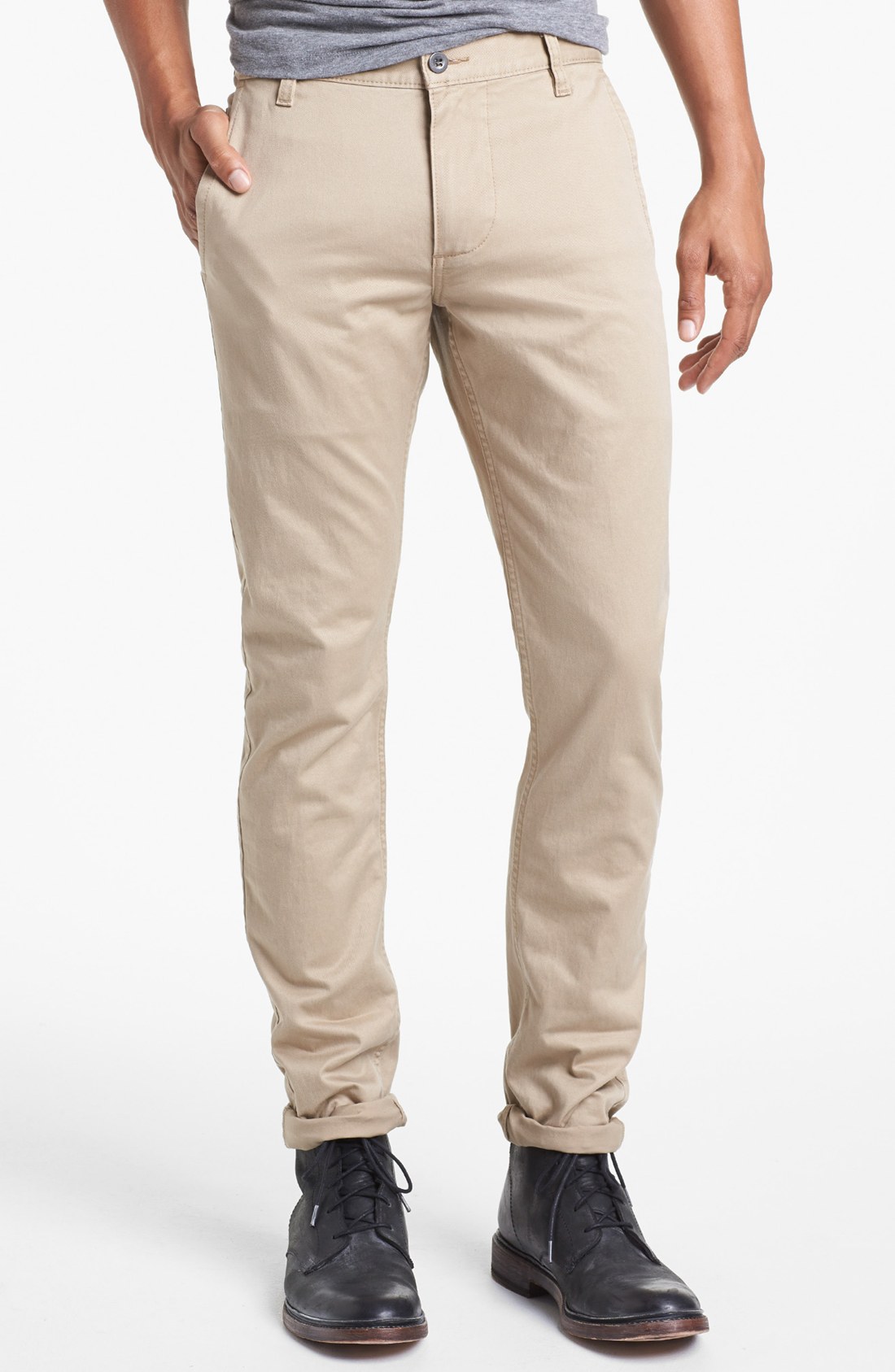 Dockers Alpha Skinny Chinos in Beige for Men (Chino) | Lyst
