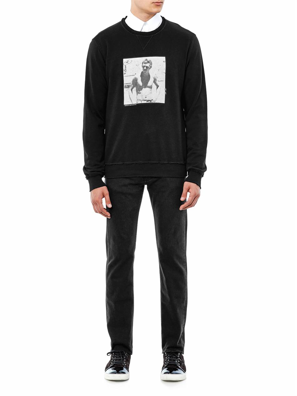 Lyst - Dolce & Gabbana Steve Mcqueen Print Sweatshirt in Black for Men