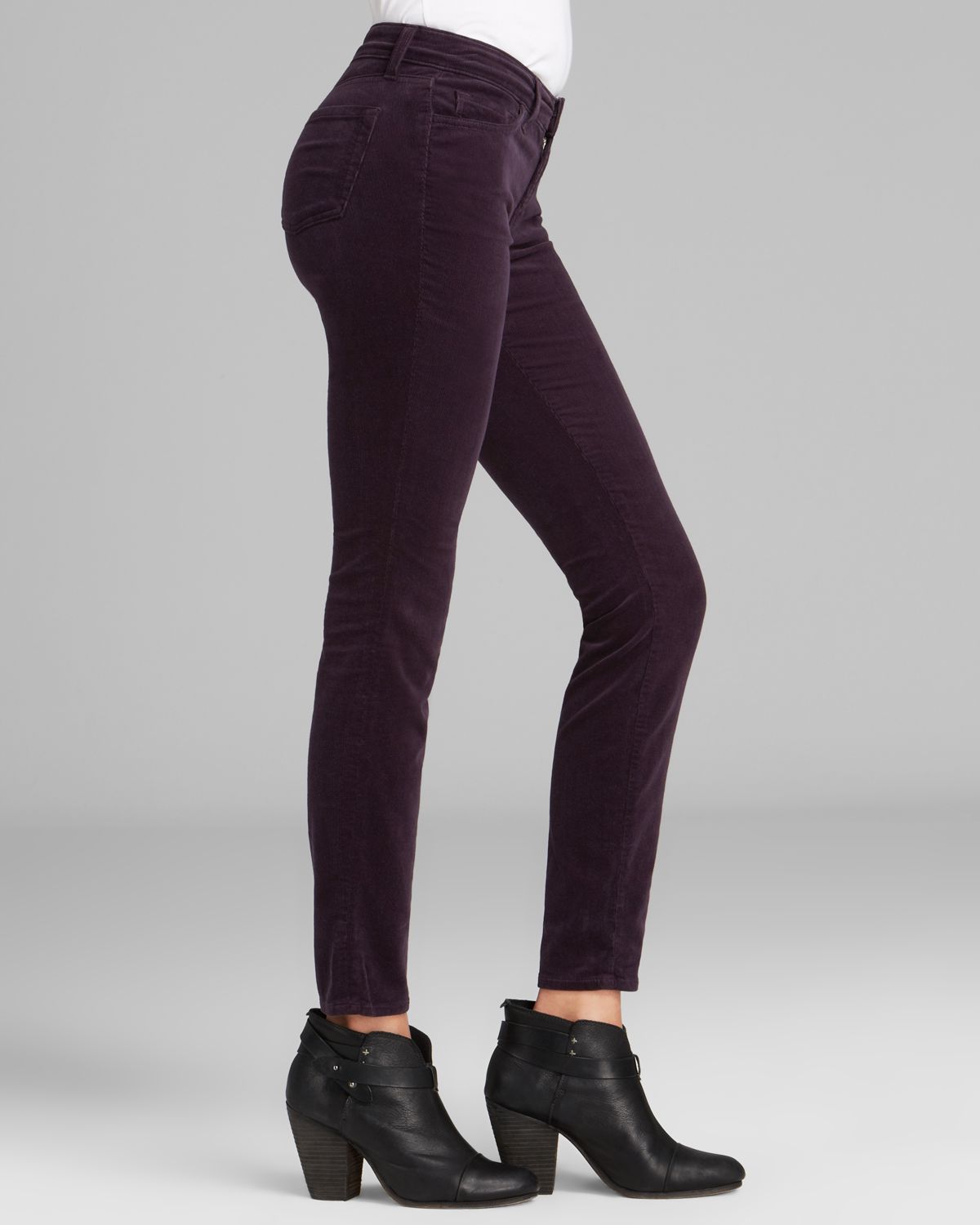 Lyst J Brand Jeans 511 Mid Rise Skinny Cord In Jaipur in Purple