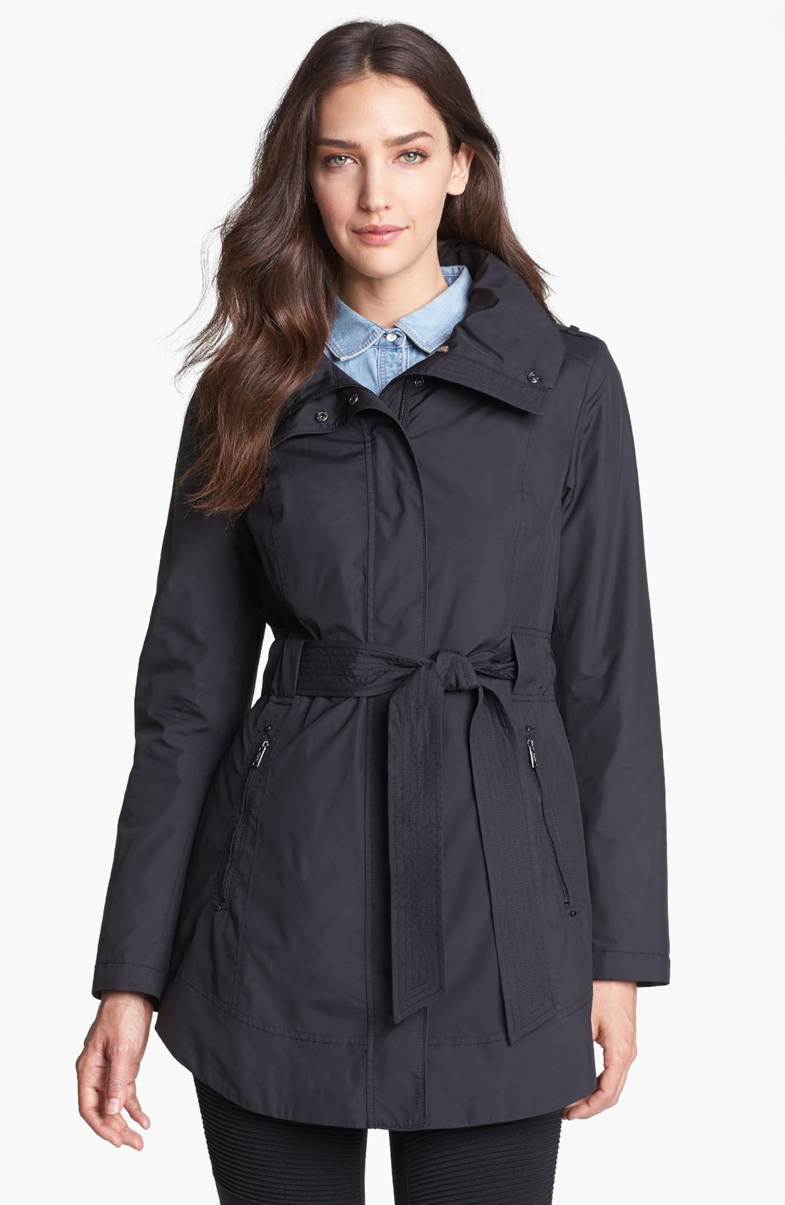 Tumi Cardiff Packable Raincoat with Detachable Liner in Black | Lyst