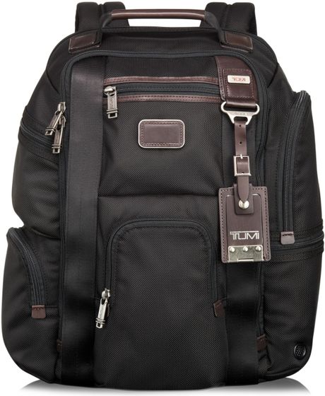 Tumi Alpha Bravo Kingsville Brief Pack in Black for Men (Hickory) | Lyst