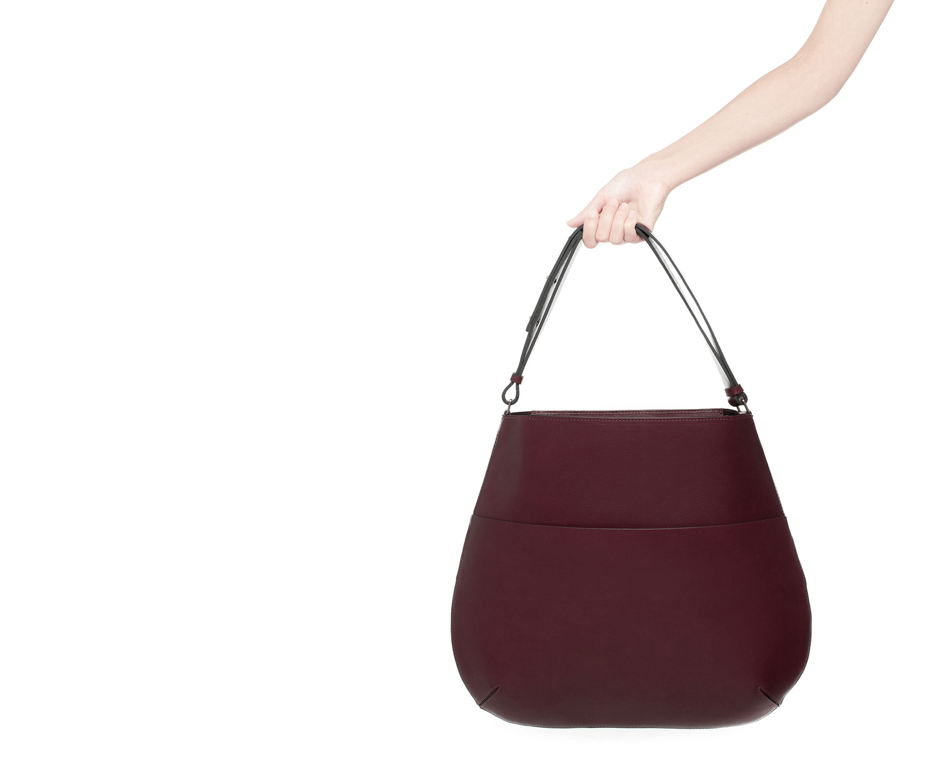 Zara Limited Edition Leather Tote Shopper in Purple Lyst