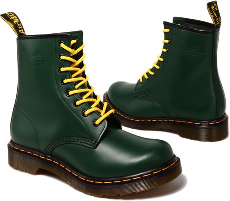 Dr. Martens Womens Boot in Green Smooth in Green (GREEN SMOOTH) | Lyst