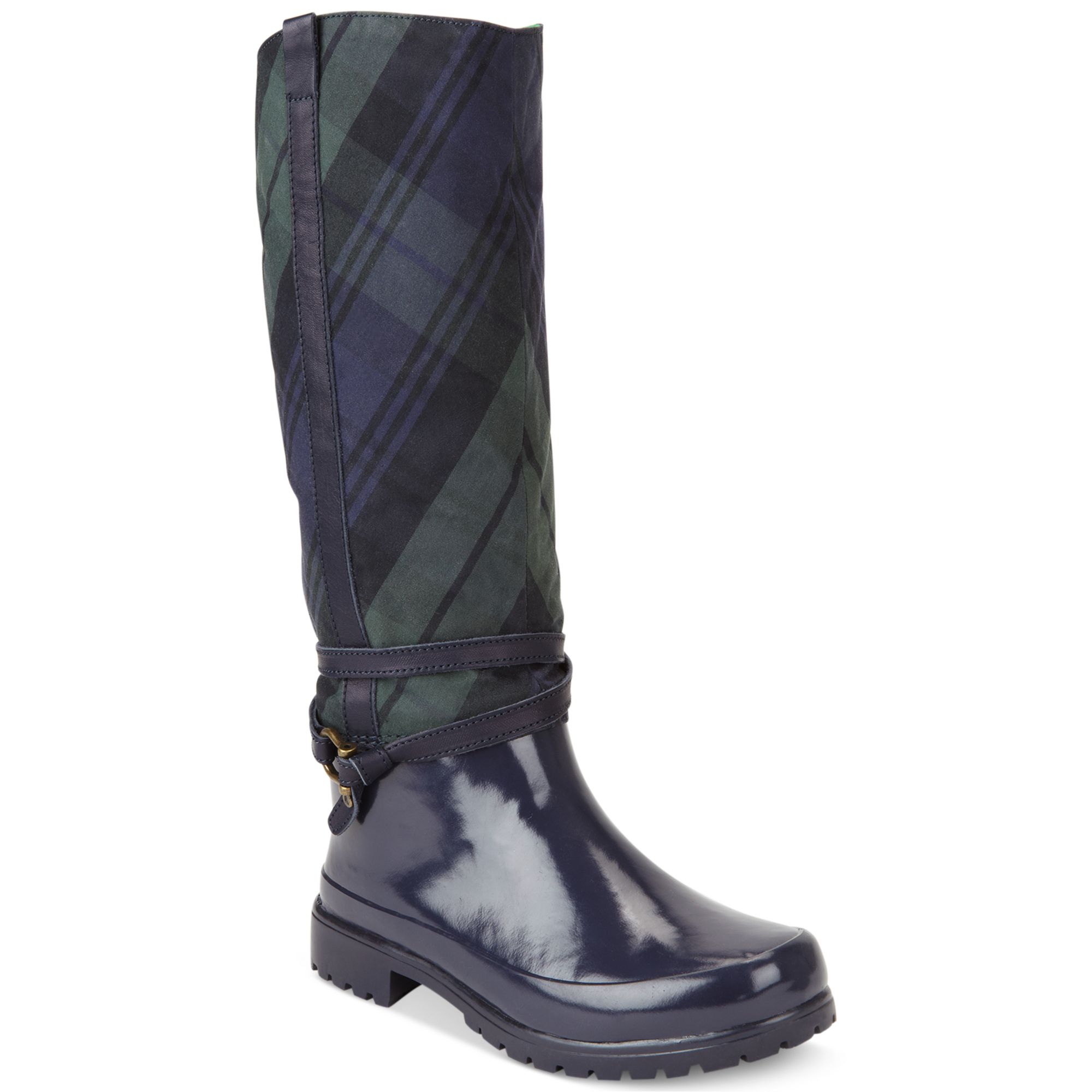 Lyst - Sperry Top-Sider Everham Tall Rain Boots in Blue