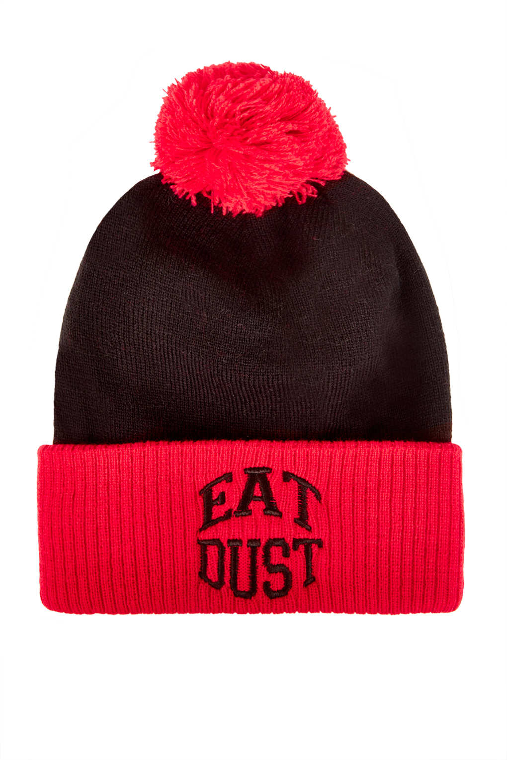 navy bobble hat womens