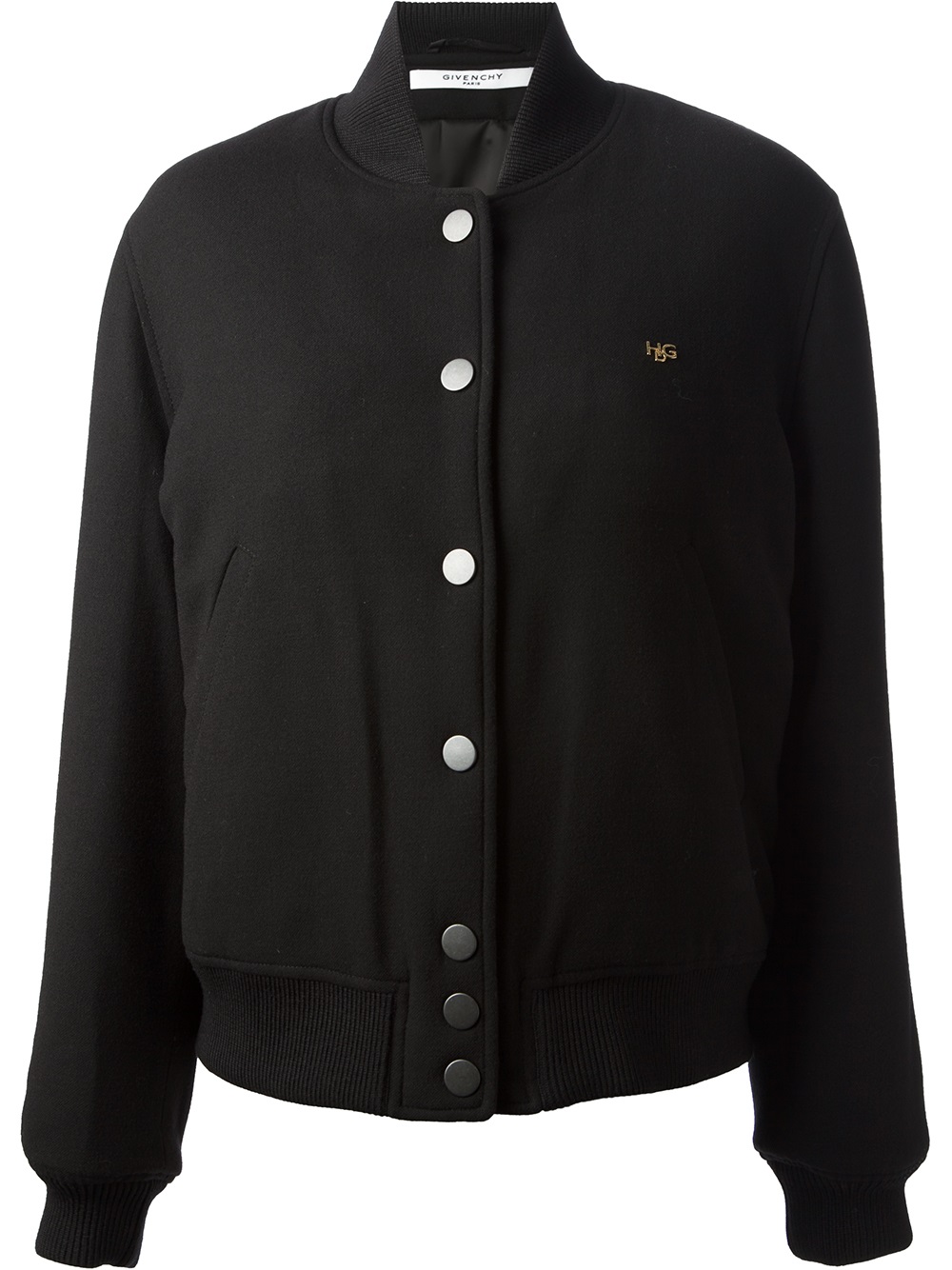 Lyst Givenchy Varsity Jacket in Black