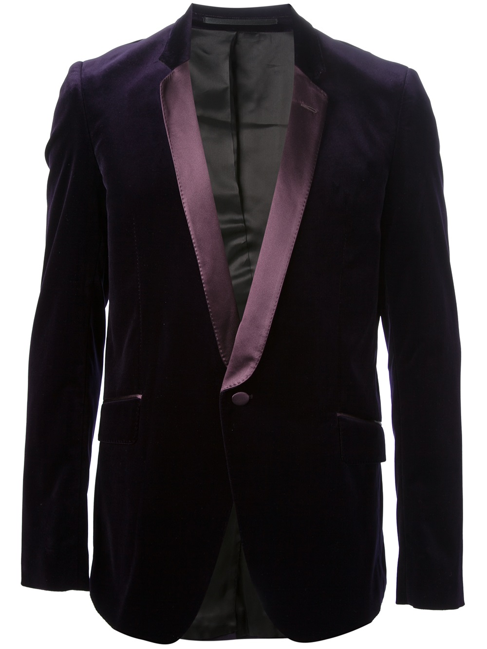Les Hommes Tuxedo Jacket in Purple for Men (pink & purple) | Lyst