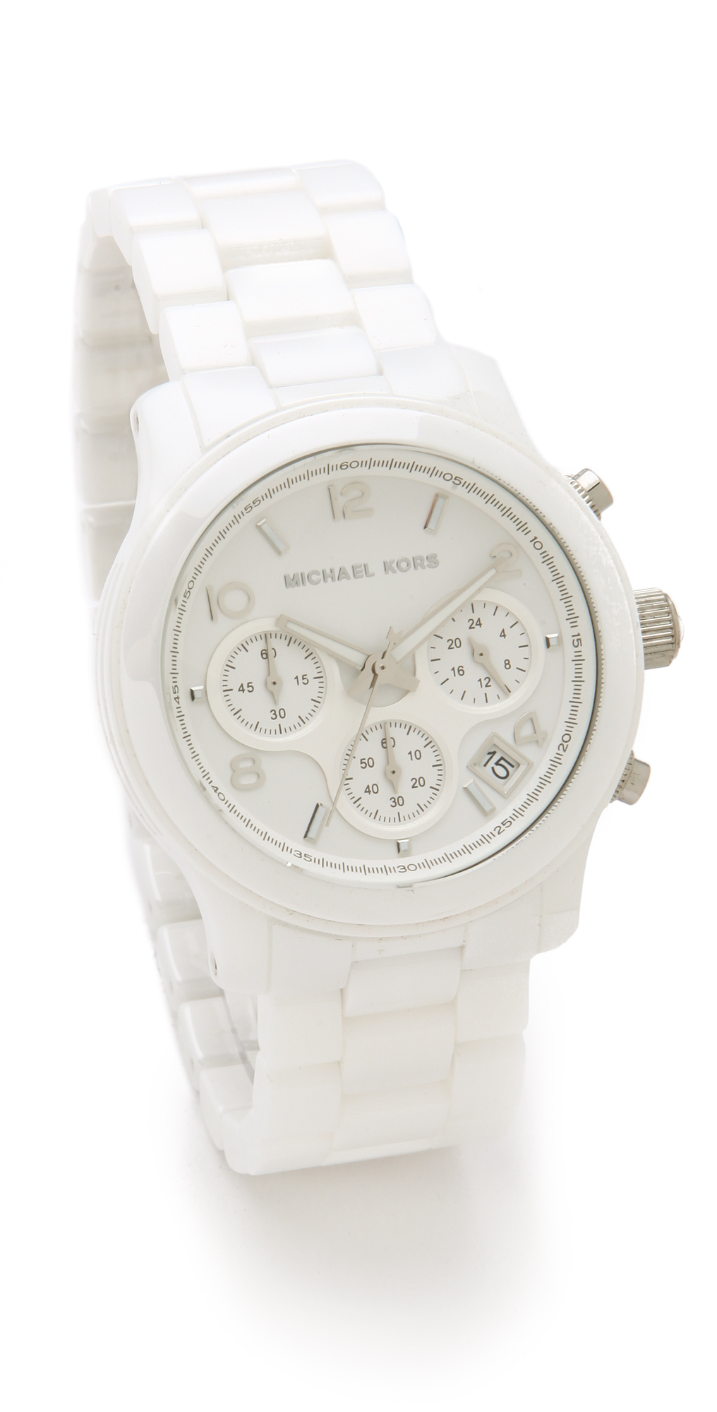 Lyst - Michael Kors Ceramic Watch in White