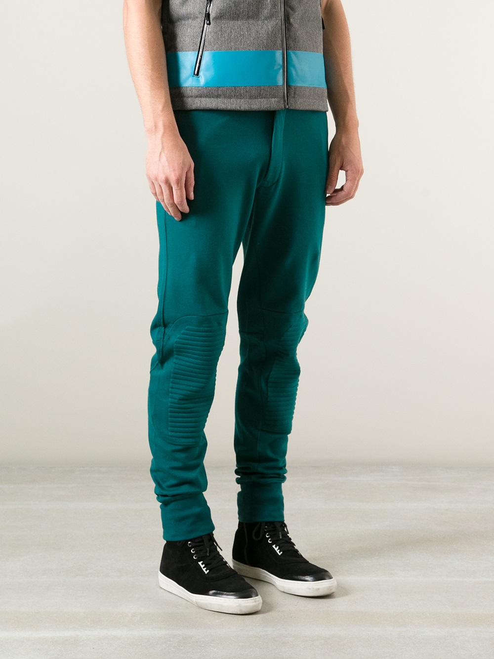 puma tapered fleece pants mens