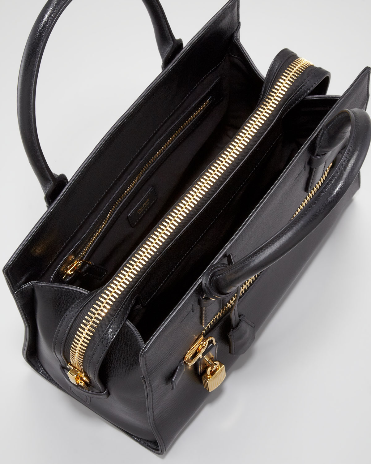 Lyst Tom ford Medium Calfskin Executive Tote Bag in Black