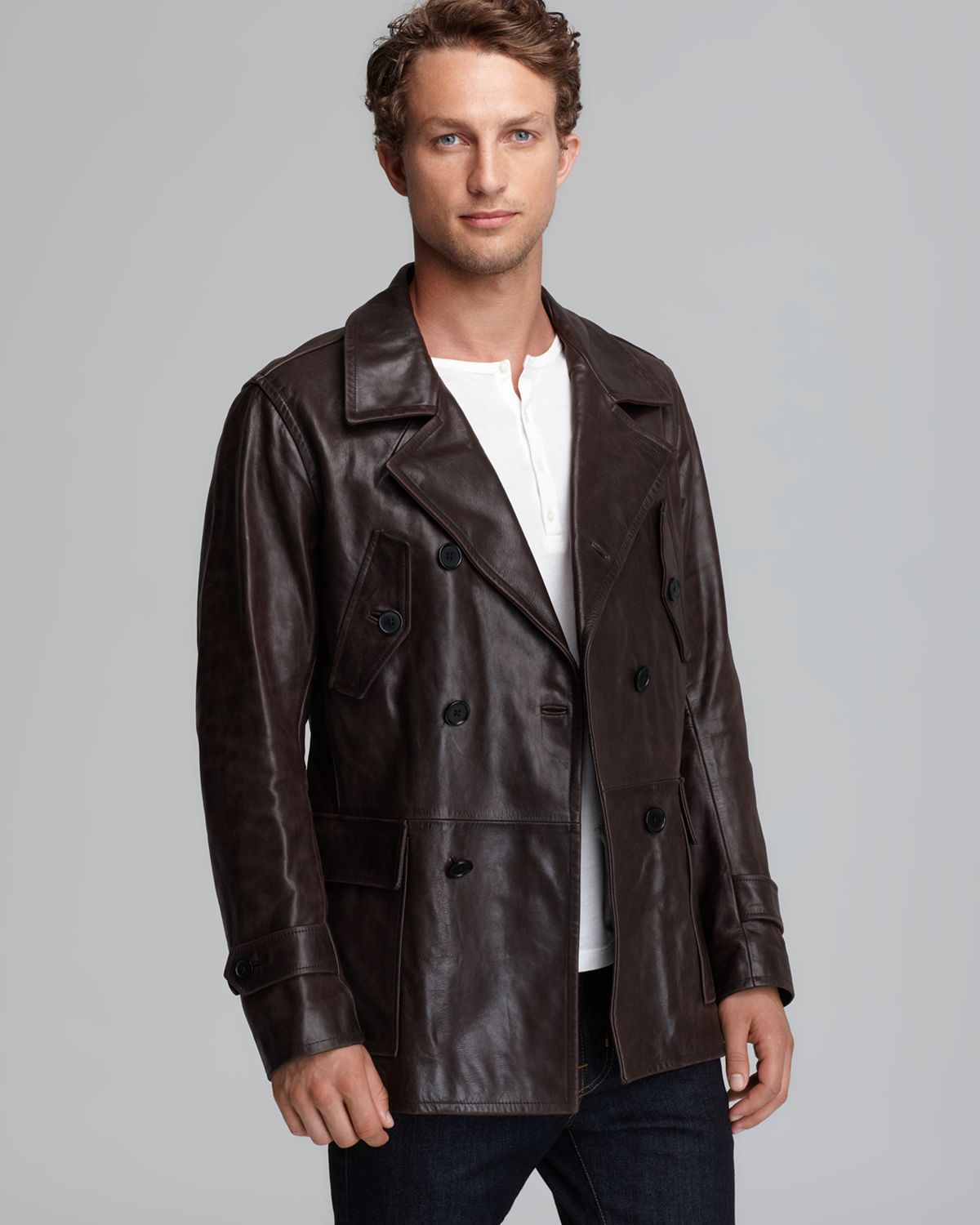 Leather Car Coats For Men - Coat Nj