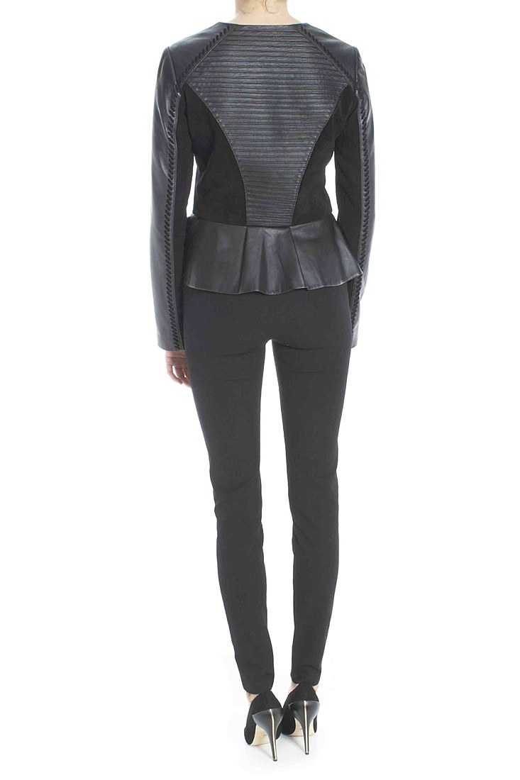 Alice By Temperley Giovanni Leather Jacket In Black Lyst Gallery