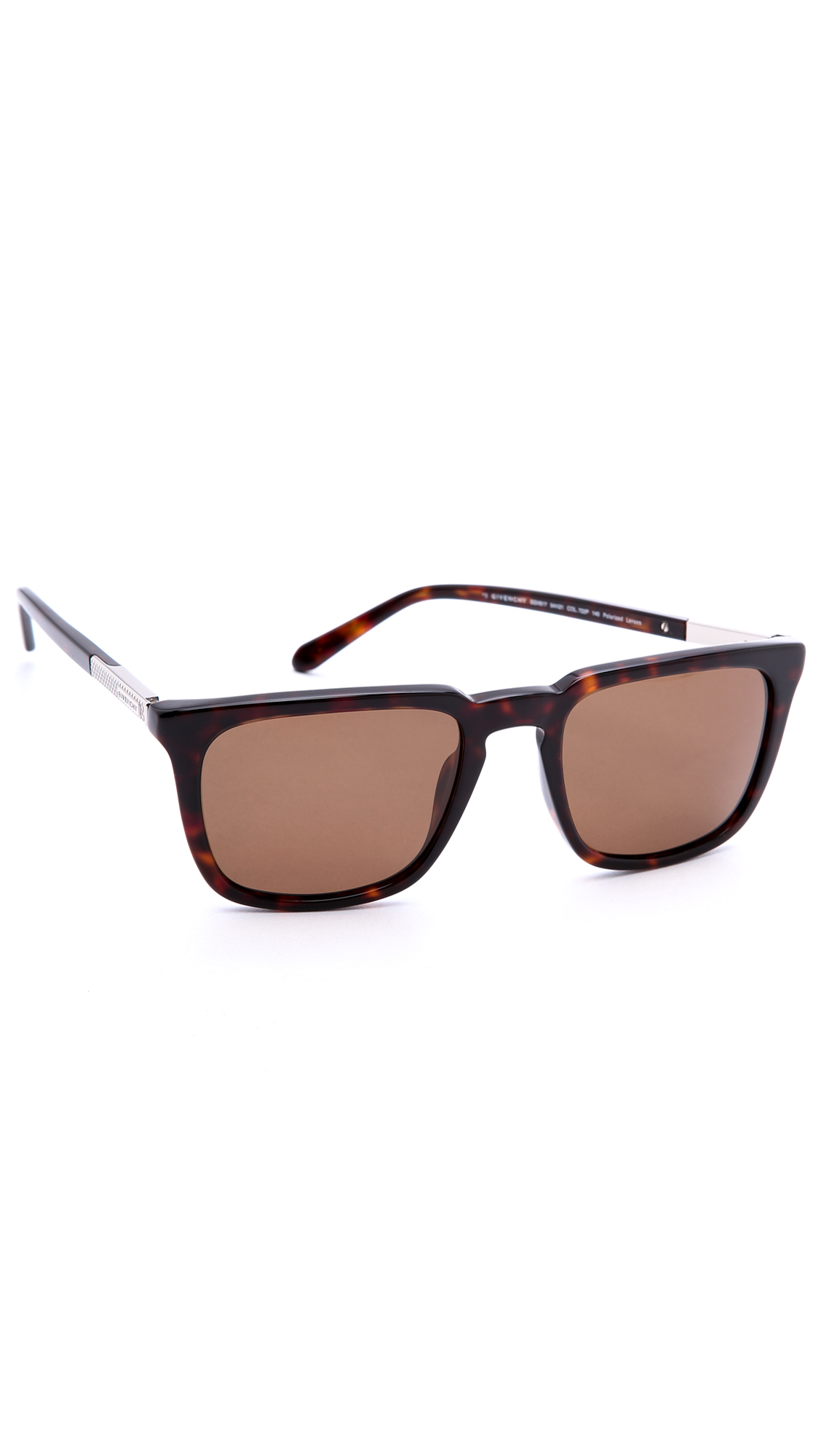 Lyst - Givenchy Sgv817 Polarized Sunglasses in Brown for Men