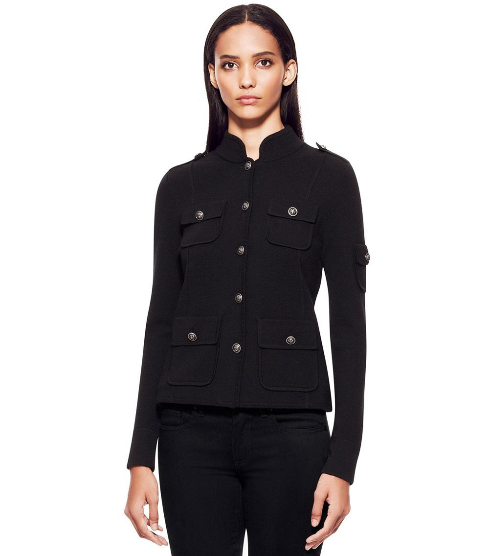 Lyst Tory burch Shrunken Sgt Pepper Jacket in Black