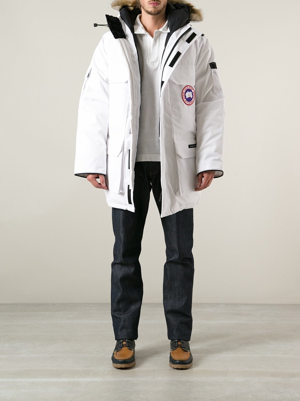 Lyst - Canada Goose Padded Jacket In White For Men