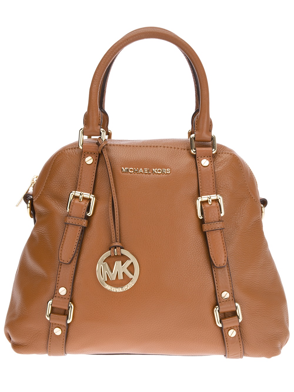 Michael Kors Leather Tote in Brown | Lyst