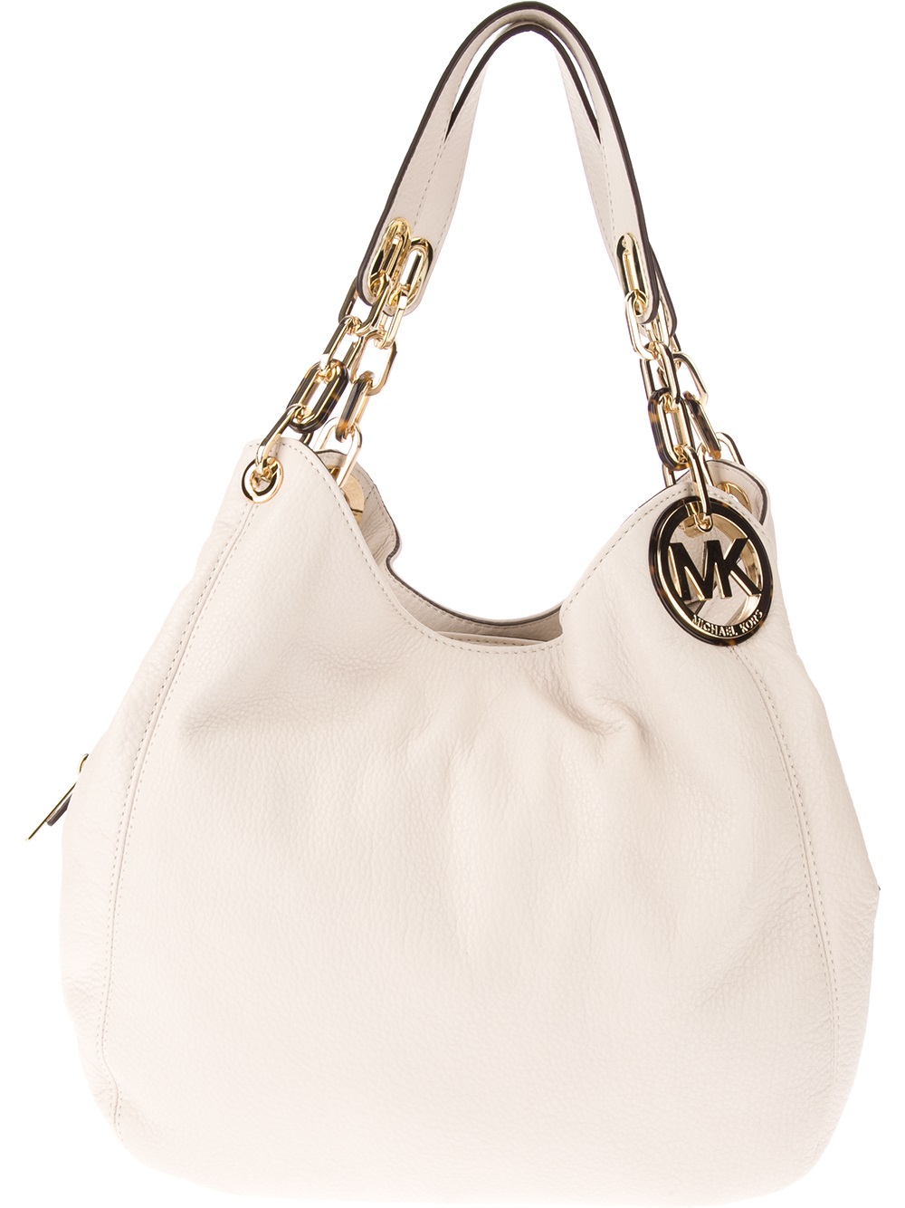 Michael kors Slouch Tote Bag in White | Lyst